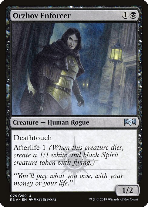 Orzhov Enforcer (79) [Ravnica Allegiance]