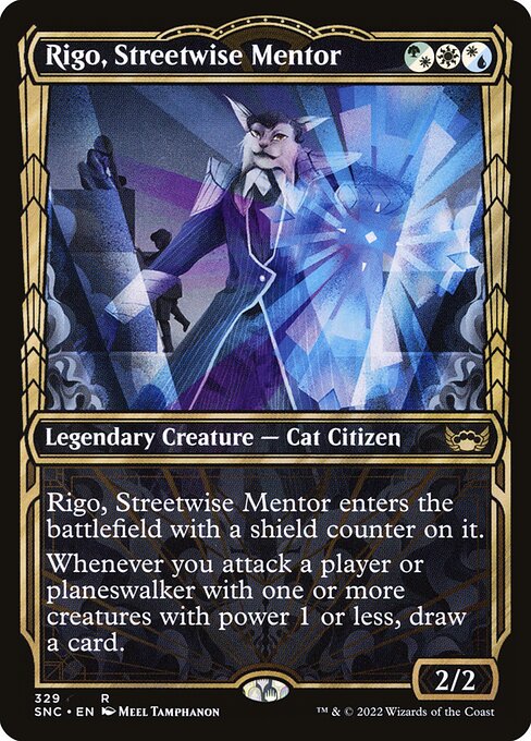 Rigo, Streetwise Mentor (329) [Streets of New Capenna] [Showcase]