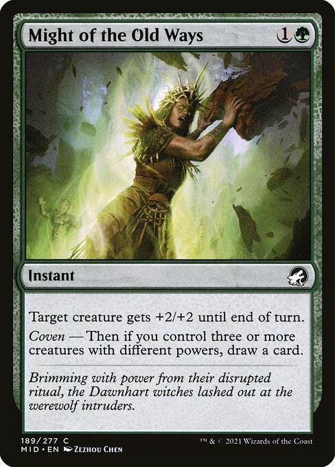 Might of the Old Ways (189) [Innistrad: Midnight Hunt]