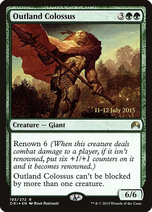Outland Colossus (193s) [Magic Origins Promos]
