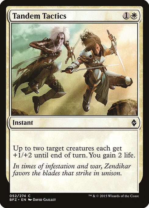 Tandem Tactics (52) [Battle for Zendikar]