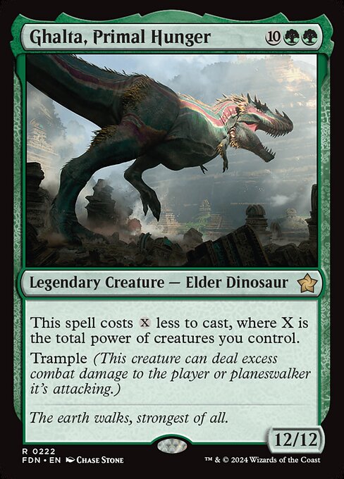 Ghalta, Primal Hunger (222) [Foundations]