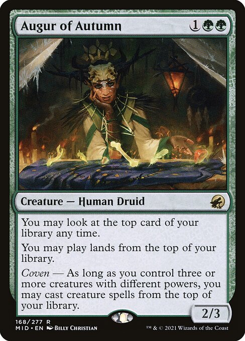 Augur of Autumn (168) [Innistrad: Midnight Hunt]