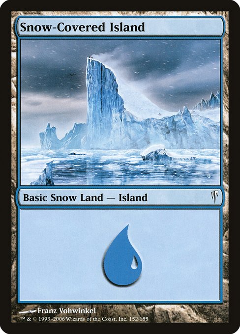 Snow-Covered Island (152) [Coldsnap]