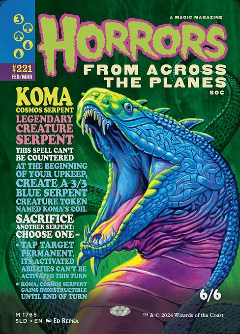 Koma, Cosmos Serpent (1765) [Secret Lair Drop]