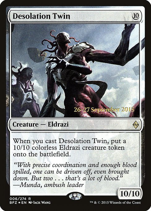 Desolation Twin (6s) [Battle for Zendikar Promos]