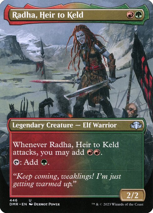 Radha, Heir to Keld (446) [Dominaria Remastered] [Borderless]