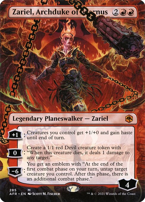 Zariel, Archduke of Avernus (285) [Adventures in the Forgotten Realms] [Borderless]
