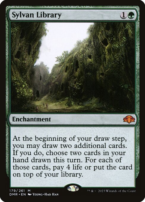 Sylvan Library (179) [Dominaria Remastered]