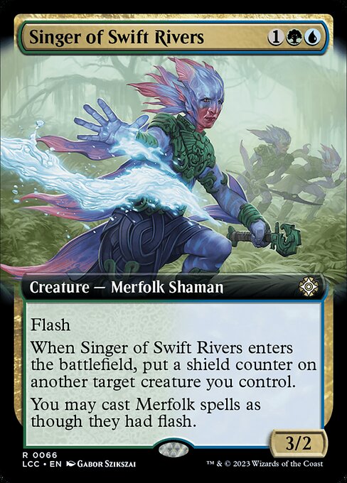 Singer of Swift Rivers (66) [The Lost Caverns of Ixalan Commander] [Extended Art]