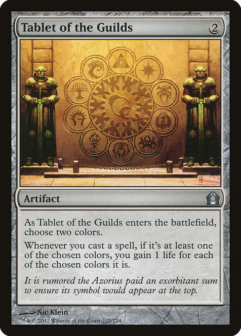 Tablet of the Guilds (235) [Return to Ravnica]