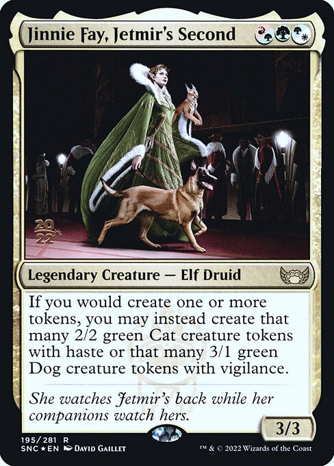 Jinnie Fay, Jetmir's Second (195s) [Streets of New Capenna Promos]