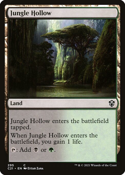 Jungle Hollow (295) [Commander 2021]