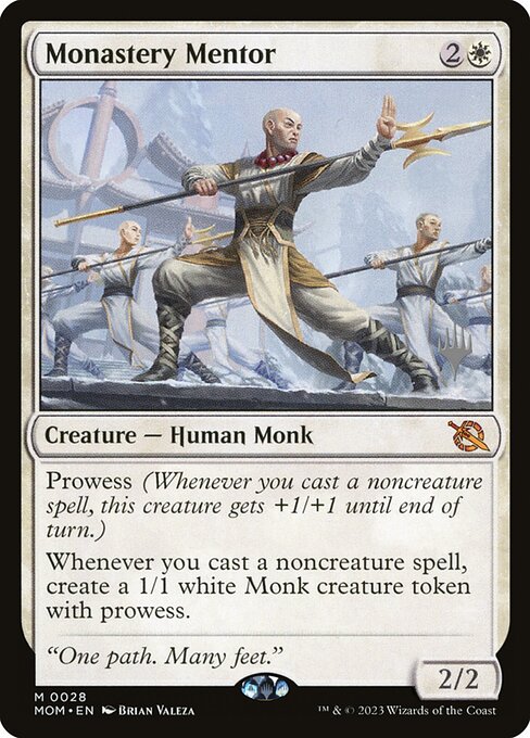 Monastery Mentor (28p) [March of the Machine Promos]
