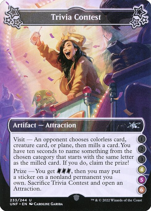 Trivia Contest (233f) [Unfinity]