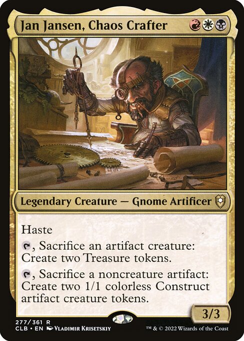 Jan Jansen, Chaos Crafter (277) [Commander Legends: Battle for Baldur's Gate]