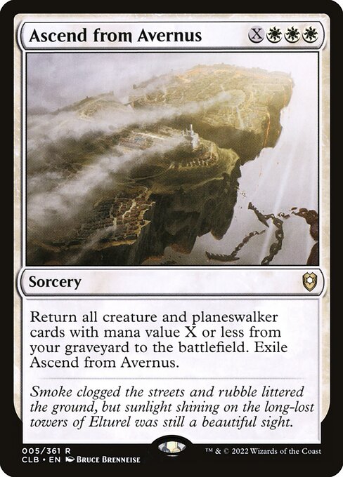 Ascend from Avernus (5) [Commander Legends: Battle for Baldur's Gate]