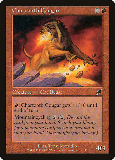 Chartooth Cougar (84) [Scourge]