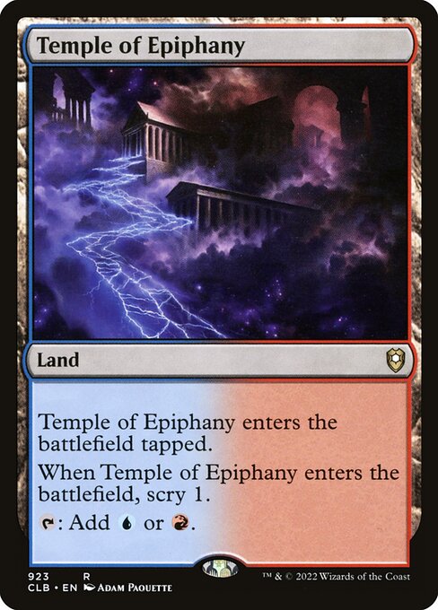 Temple of Epiphany (923) [Commander Legends: Battle for Baldur's Gate]