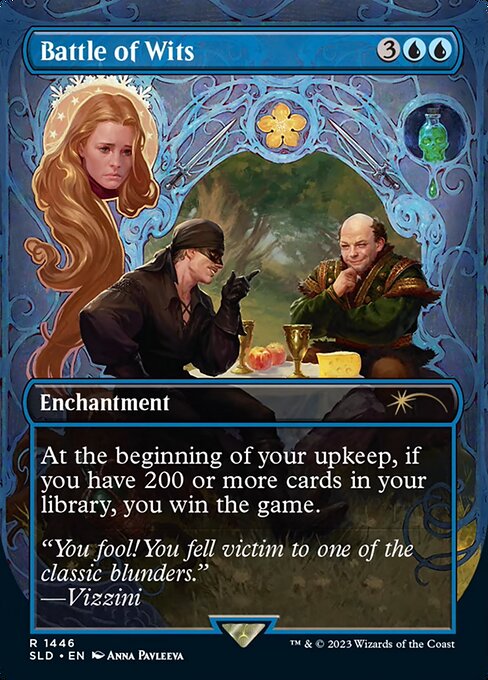 Battle of Wits (1446) [Secret Lair Drop] [Borderless]