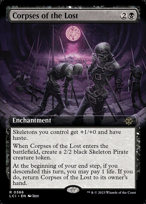 Corpses of the Lost (366) [The Lost Caverns of Ixalan] [Extended Art]