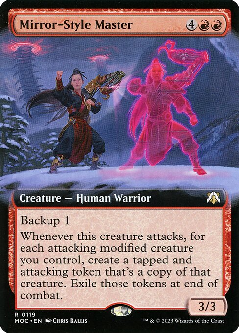 Mirror-Style Master (119) [March of the Machine Commander] [Extended Art]