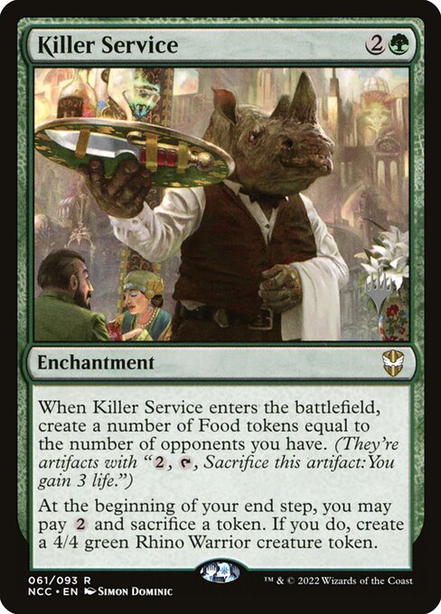 Killer Service (61p) [New Capenna Commander Promos]