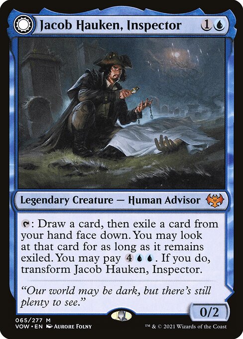 Jacob Hauken, Inspector // Hauken's Insight (65) [Innistrad: Crimson Vow]
