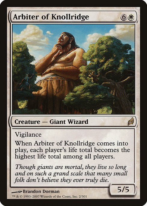 Arbiter of Knollridge (2) [Lorwyn]