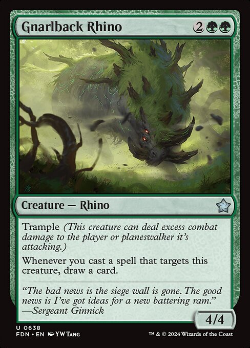 Gnarlback Rhino (638) [Foundations]