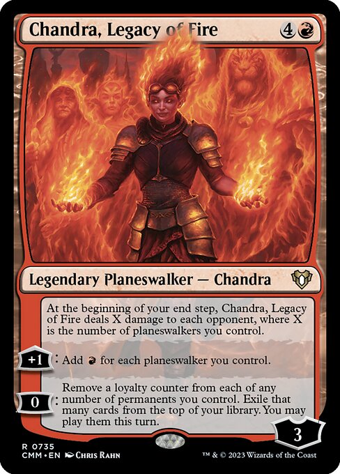 Chandra, Legacy of Fire (735) [Commander Masters]