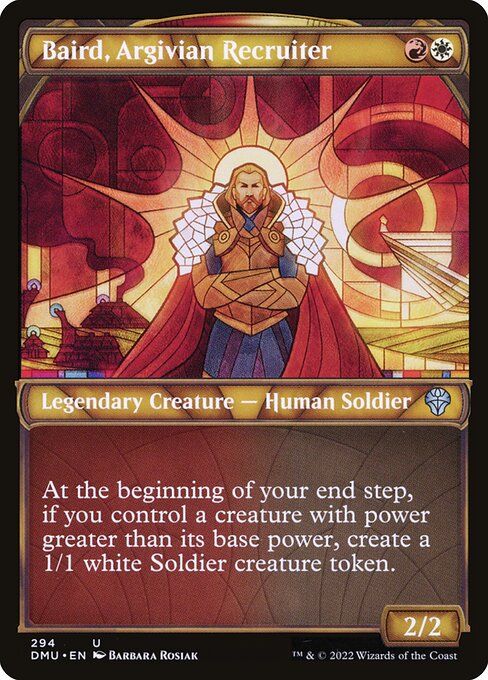 Baird, Argivian Recruiter (294) [Dominaria United] [Showcase]