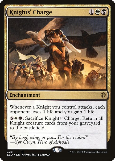Knights' Charge (328) [Throne of Eldraine]