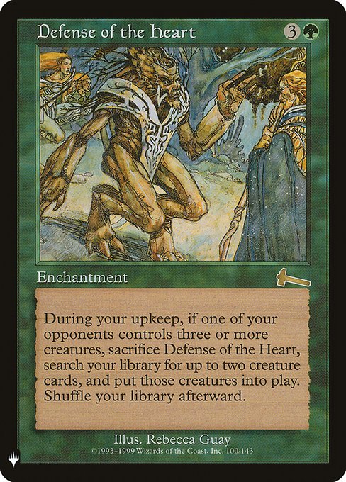 Defense of the Heart (ULG-100) [The List]