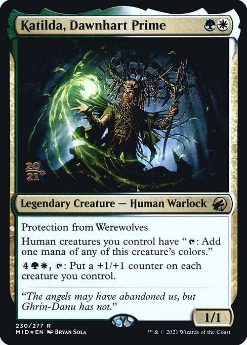 Katilda, Dawnhart Prime (230s) [Innistrad: Midnight Hunt Promos]