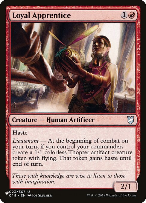 Loyal Apprentice (C18-23) [The List]
