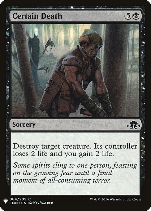 Certain Death (EMN-84) [The List]