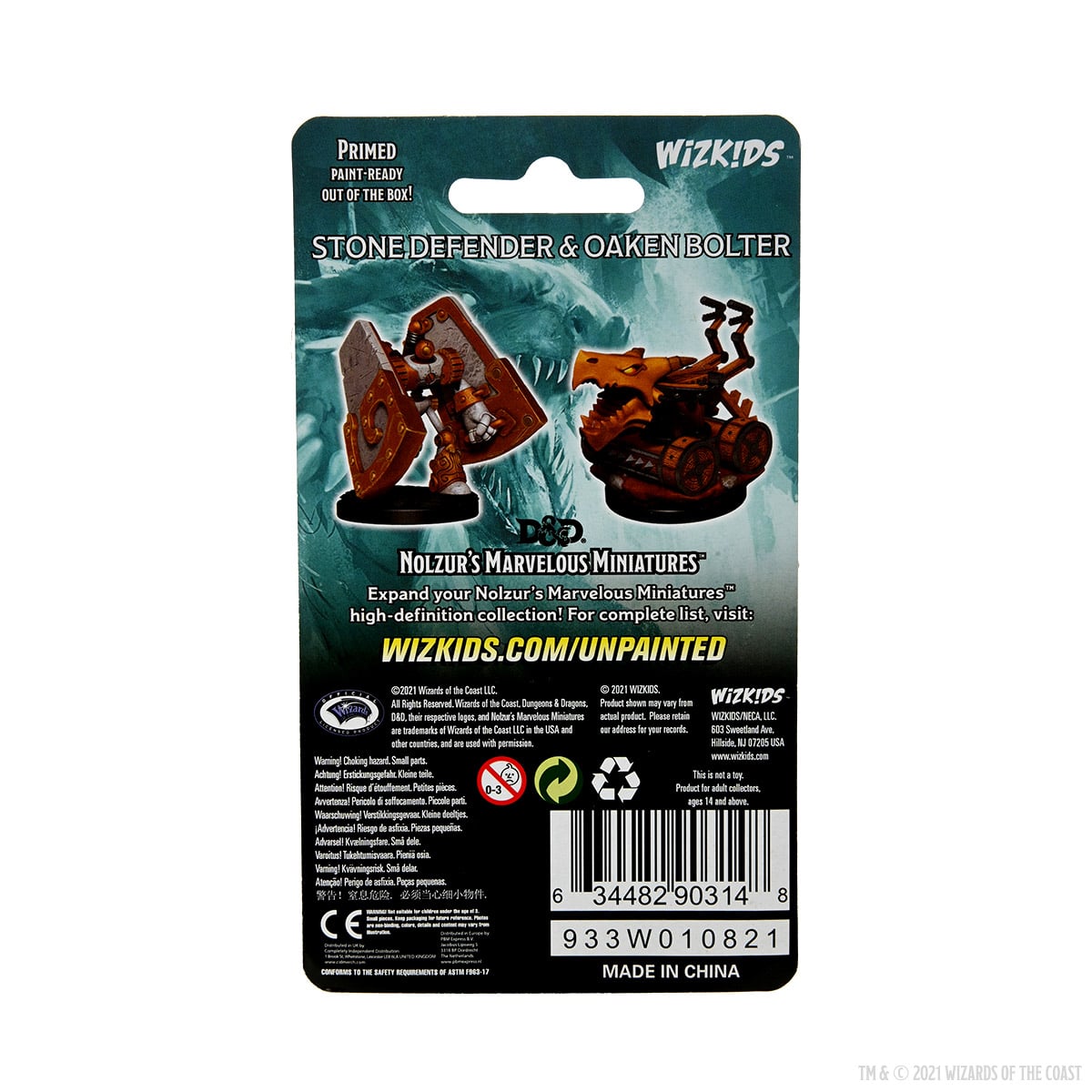 D&amp;D Nolzur’s Marvelous Miniatures: Stone Defender &amp; Oaken Bolter 90314 image 3