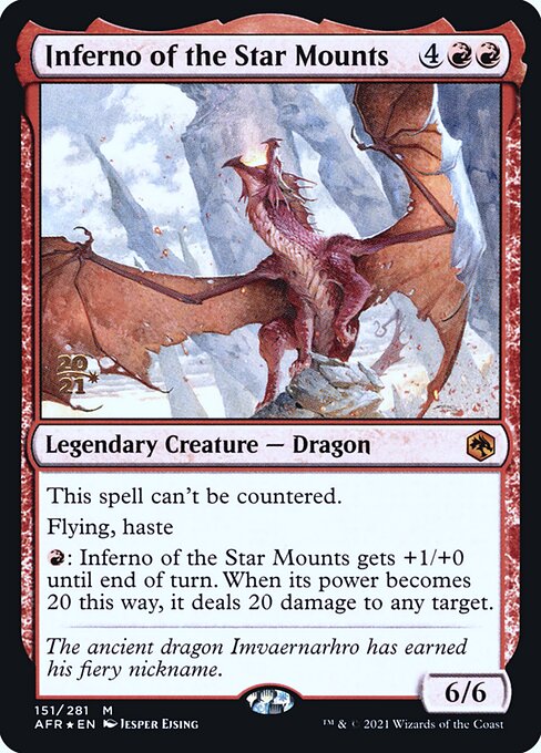 Inferno of the Star Mounts (151s) [Adventures in the Forgotten Realms Promos]