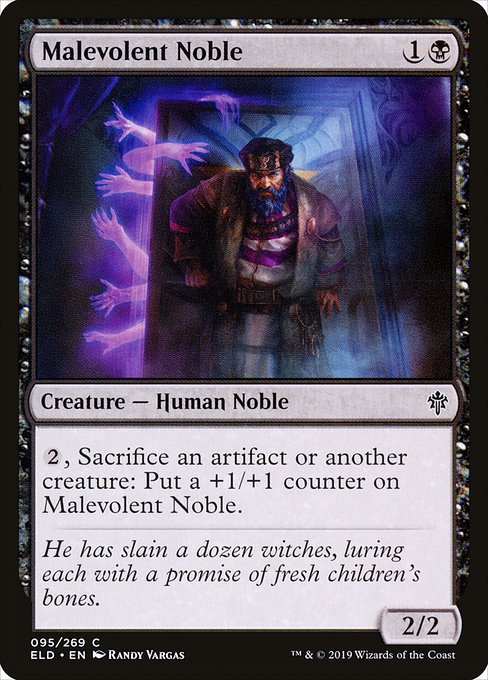 Malevolent Noble (95) [Throne of Eldraine]