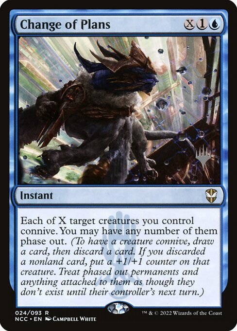Change of Plans (24p) [New Capenna Commander Promos]