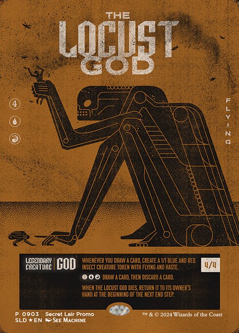 The Locust God (903) [Secret Lair Drop] [Borderless]