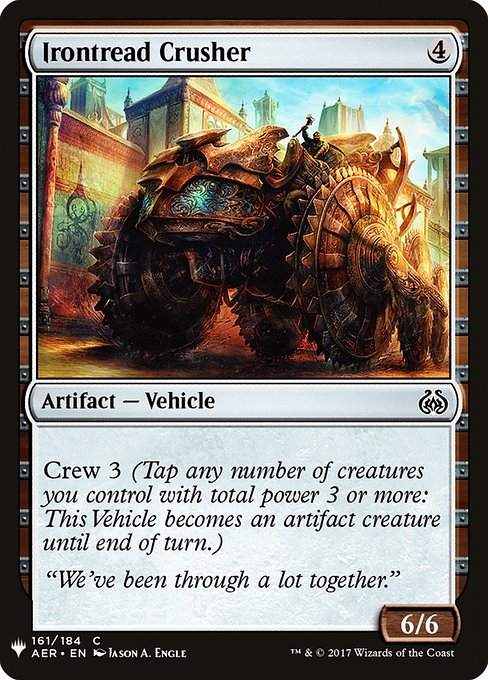 Irontread Crusher (AER-161) [The List]