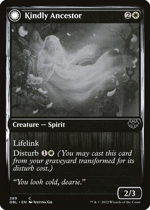 Kindly Ancestor // Ancestor's Embrace (289) [Innistrad: Double Feature]