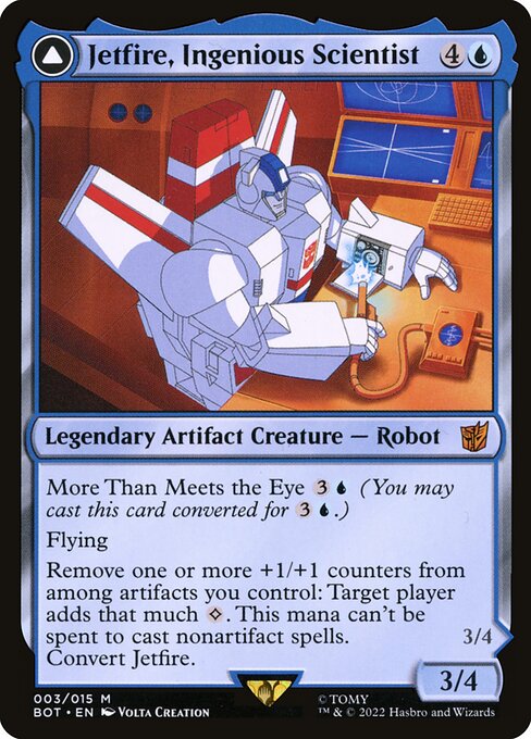 Jetfire, Ingenious Scientist // Jetfire, Air Guardian (3) [Transformers]
