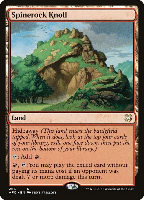 Spinerock Knoll (263) [Forgotten Realms Commander]