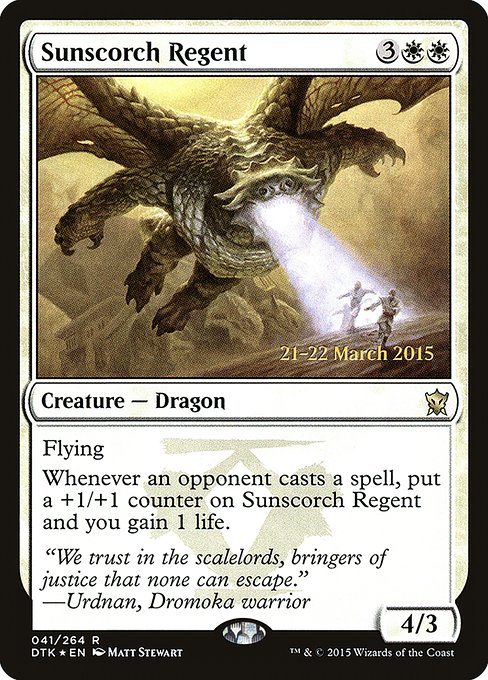 Sunscorch Regent (41s) [Dragons of Tarkir Promos]