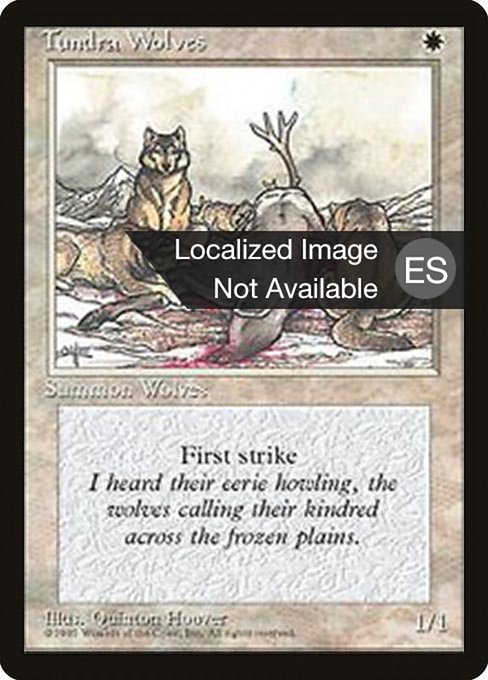 Tundra Wolves (53) [Fourth Edition Foreign Black Border]