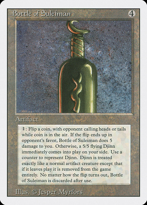 Bottle of Suleiman (237) [Revised Edition]