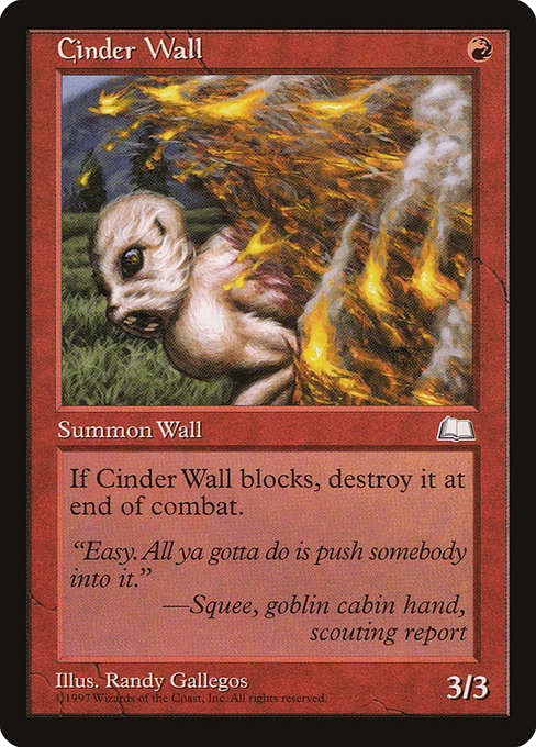 Cinder Wall (94) [Weatherlight]